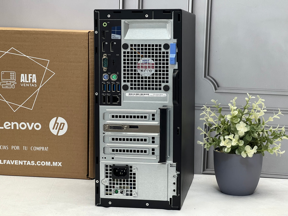 CPU DELL Optiplex 3040/5040 MT Core i7 6ta Gen SSD 500GB 16GB RAM Windows
