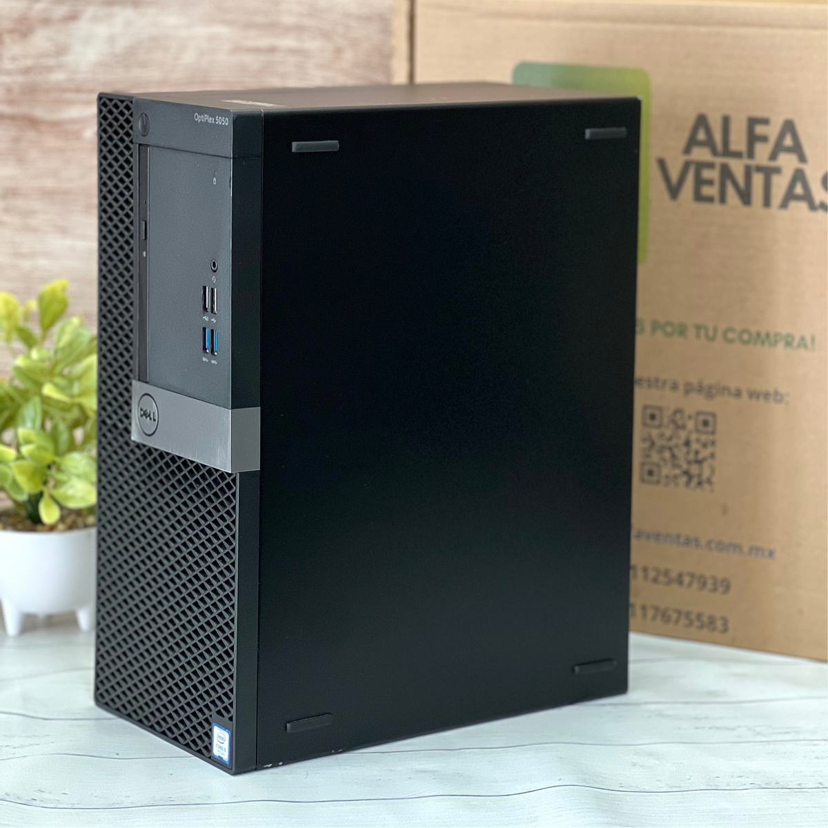 CPU Dell OptiPlex 5050 Tower Core i5 7ma gen 16GB RAM SSD M.2. 1TB  Tarjeta gráfica Quadro K2000 2GB