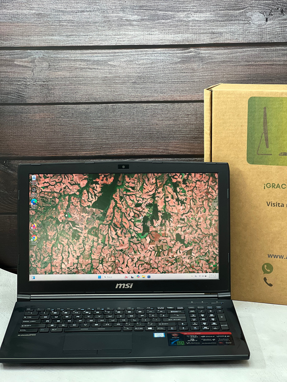 Laptop MSI GL62M 7RE – Core i5 7ma Gen 32GB RAM SSD 512GB Tarjeta NVIDIA GTX 1050 Ti 4GB