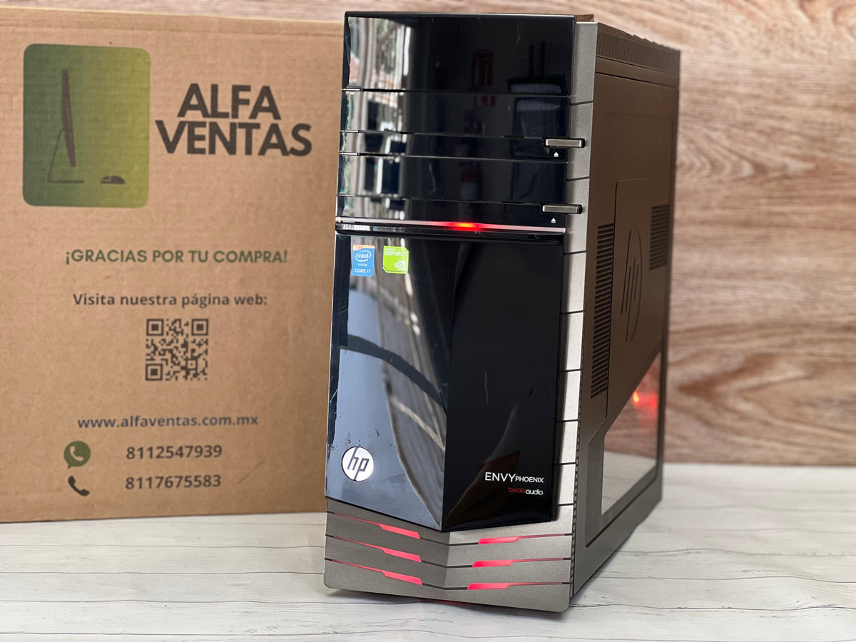 CPU HP Envy Phoenix 810 | Core i7 4ta Gen | SSD 1TB | 16GB RAM | NVIDIA GeForce GT 640 4GB | Windows 10