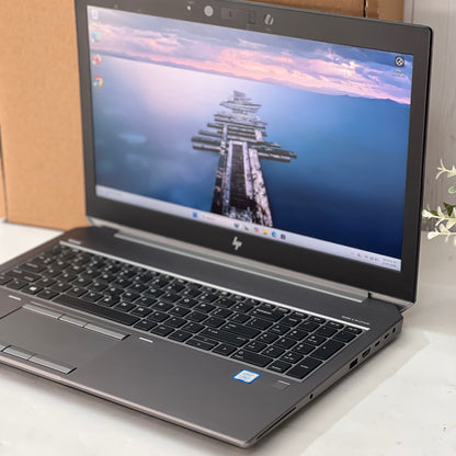 Laptop HP ZBook 15 G6 | Core i7 9na Gen  SSD 256GB  48GB RAM DDR4 |NVIDIA Quadro T1000 4GB Pantalla 15.6" | Windows 11