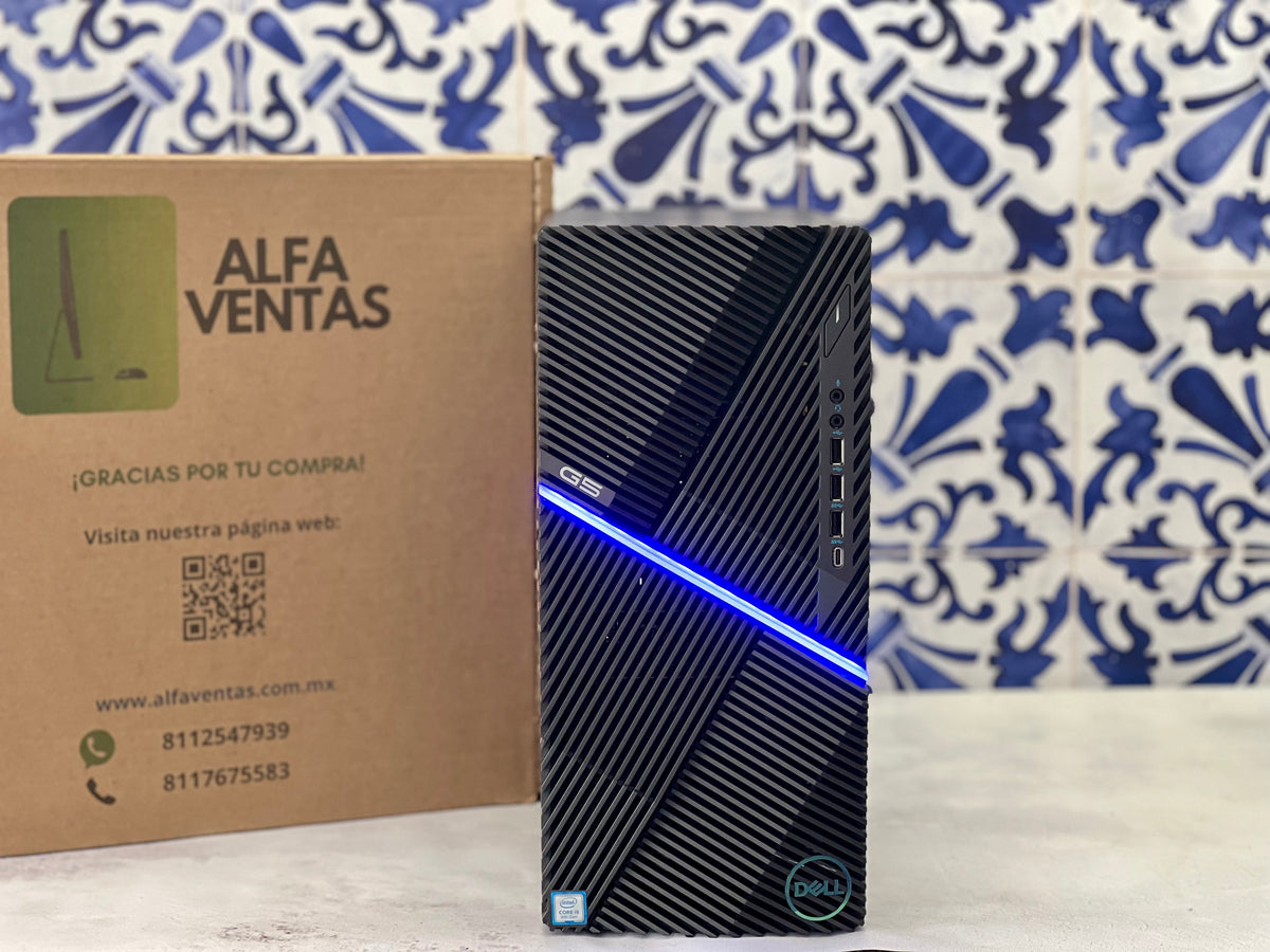 CPU GAMING Dell G5 5090 Core i5 9na Gen 16GB RAM SSD 256GB Tarjeta  NVIDIA GeForce  GTX 1660Ti 6GB