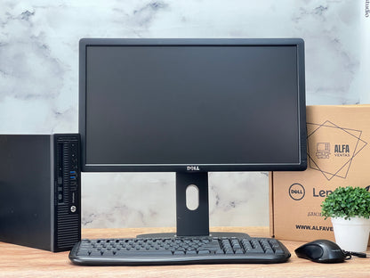 Computadora HP EliteDesk 800 G1 Core i5 4ta 16GB RAM SSD 256GB  Monitor Dell 22"