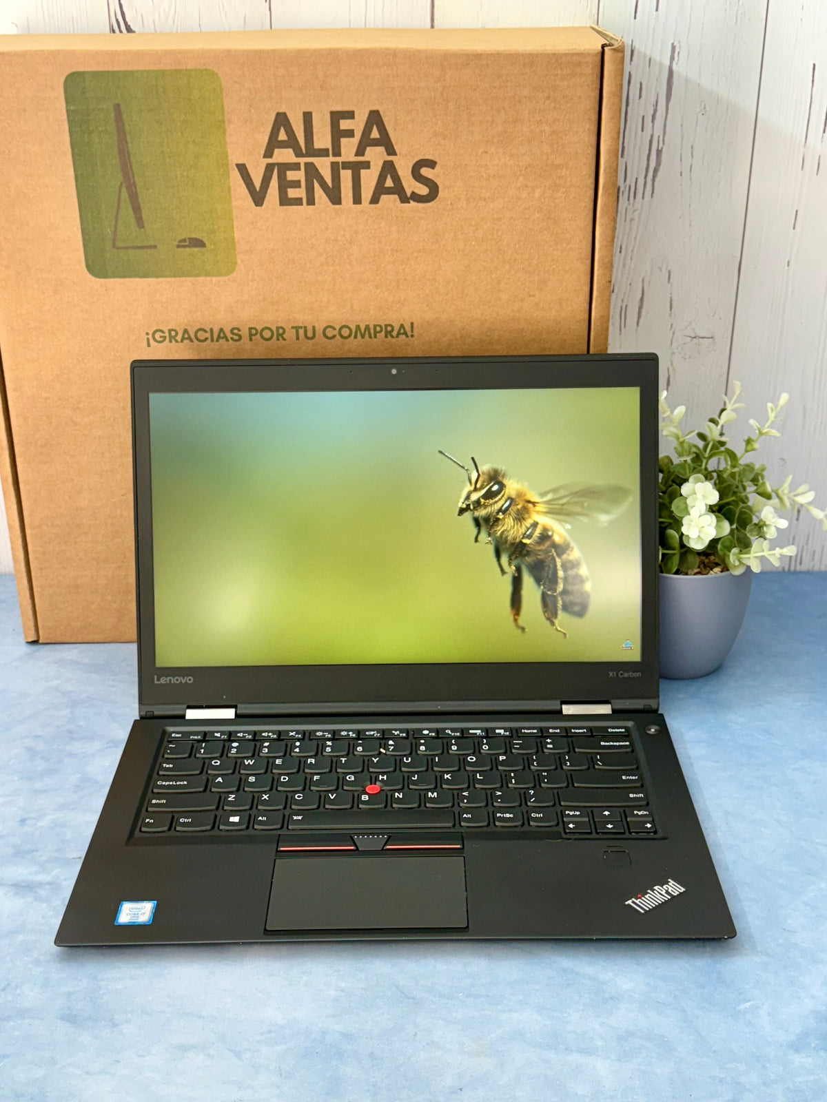 Laptop Lenovo ThinkPad X1 Carbon Core i5 8va Gen 8GB RAM  SSD 480GB  Pantalla 14”