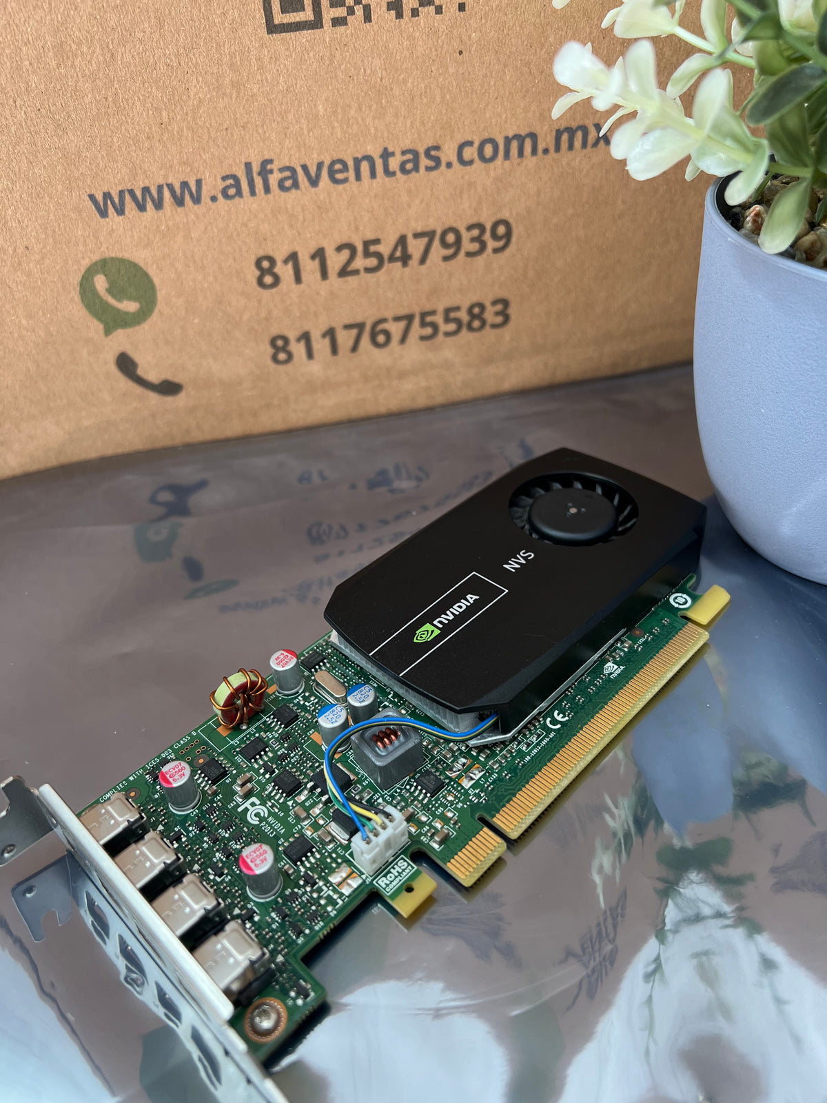 Tarjeta Gráfica NVIDIA NVS 510 – 2GB GDDR3 | Profesional Multi-Monitor