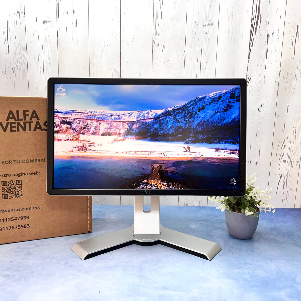 Monitor DELL 22” pulgadas LED FULL HD 1080p DISPLAYPORT VGA DVI