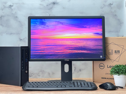 Computadora HP EliteDesk 800 G1 Core i5 4ta 16GB RAM SSD 256GB  Monitor Dell 22"