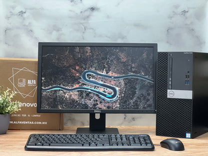 Computadora Completa Dell OptiPlex 5040 MT | Core i7 6ta Gen | 16GB RAM | 1TB SSD| Monitor Dell 22” | Kit Dell