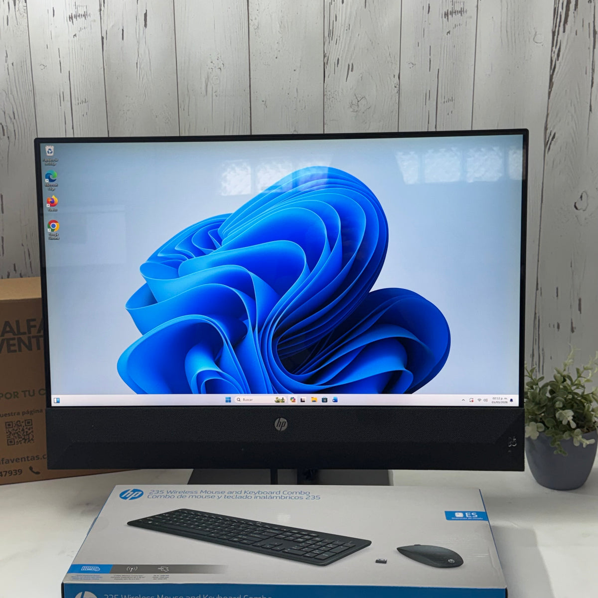 Computadora HP Pavilion AIO 27 Core i5 8va Gen SSD 480GB | 16GB RAM | Pantalla 27” Táctil | Windows 11 | Clase B