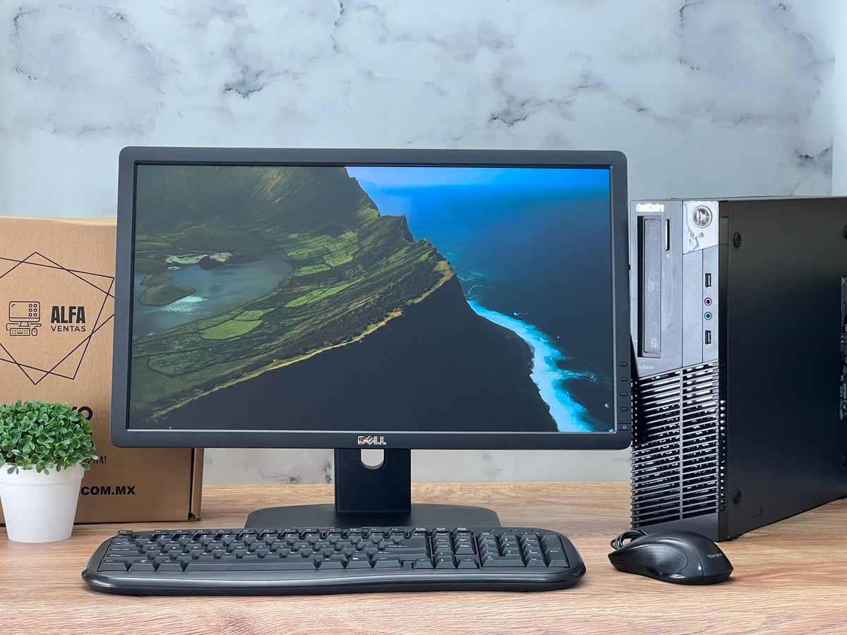 Computadora Completa Lenovo ThinkCentre M82 SSD 240GB | 8GB RAM | Core i7 3ra Gen | Monitor 22”
