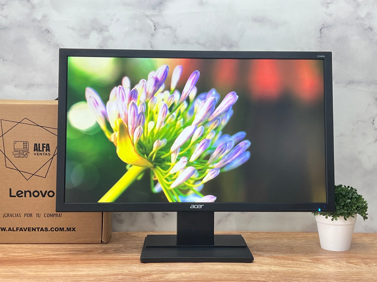 Monitor Acer 24" pulgadas V246HL Full HD 1920x1080 VGA DVI HDMI