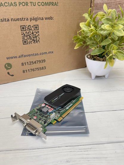 Tarjeta gráfica NVIDIA Quadro K600  1GB DDR3  DisplayPort  DVI