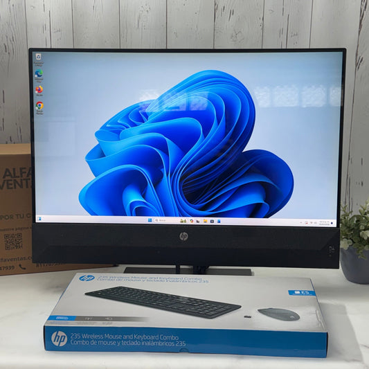 Computadora HP Pavilion AIO 27 Core i5 8va Gen SSD 480GB | 16GB RAM | Pantalla 27” Táctil | Windows 11 | Clase B