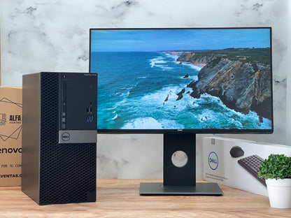 Computadora Completa Dell OptiPlex 7040 Tower i5 6ta Gen 32GB RAM SSD 512GB  Monitor 22”  Kit Dell