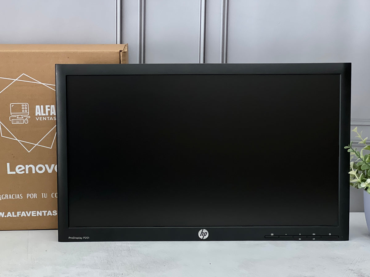 Monitor HP ProDisplay P201  20” LED VGA  DVI 1600×900  60Hz  Sin Base Clase B