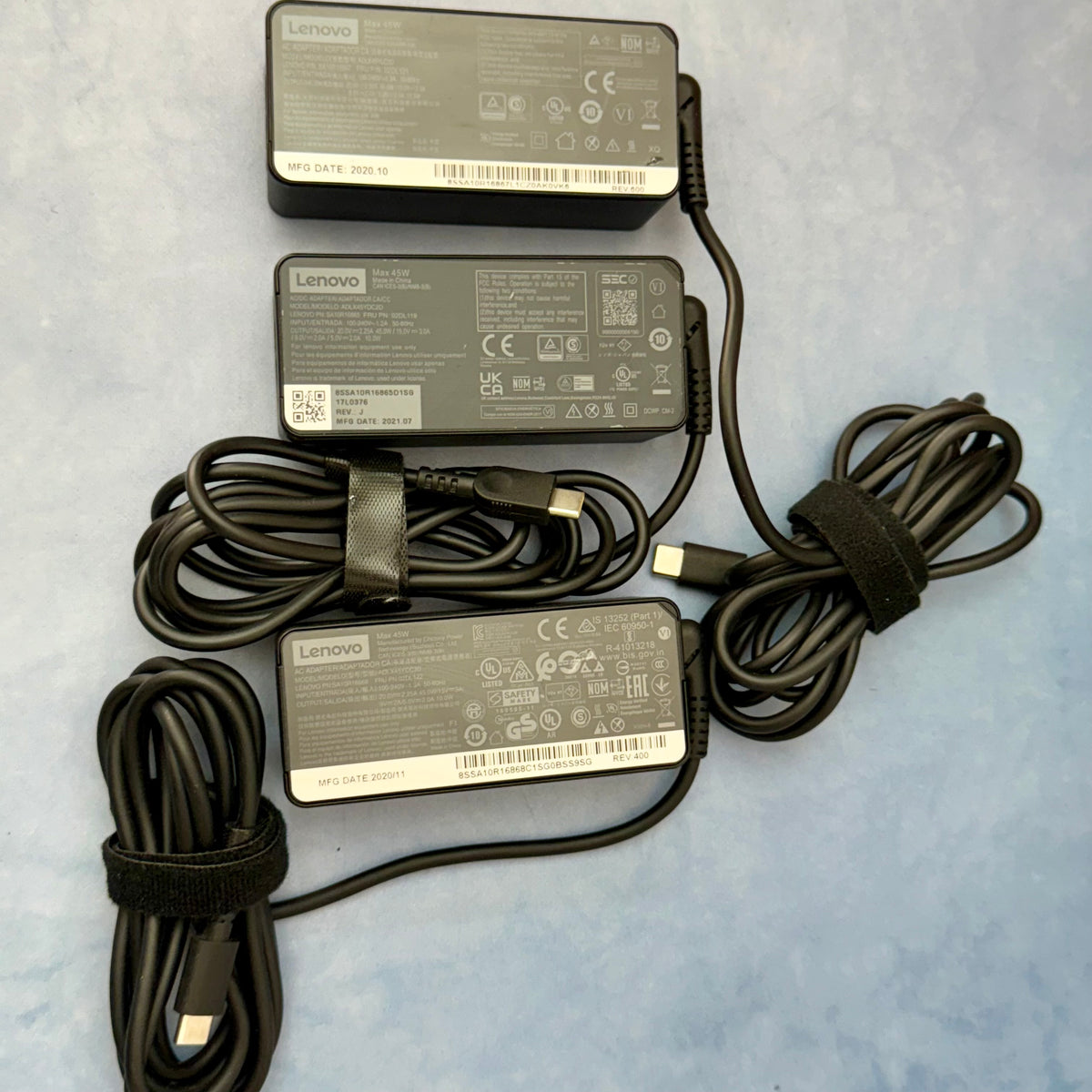Cargador tipo C Lenovo Original 45W USB-C 20V 2.25A ( de uso)