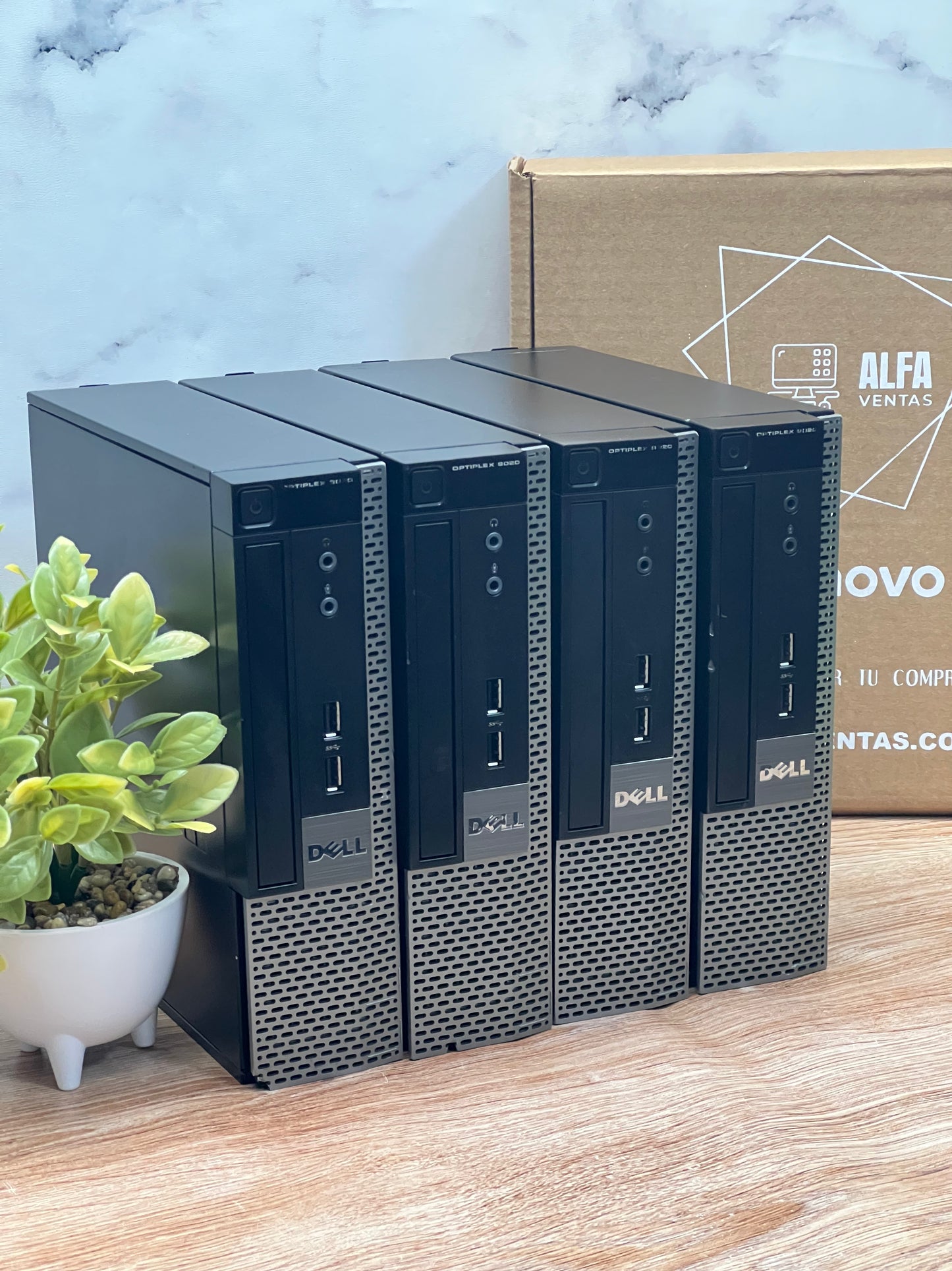 LOTE x 4 CPU Dell OptiPlex 9020 USFF – ✅ SSD 240GB | 8GB RAM | Core i5 4ta Gen