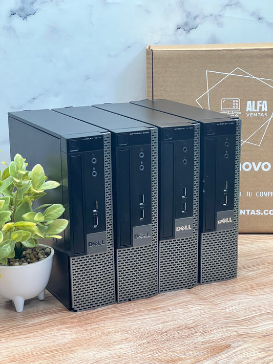 LOTE x 4 CPU Dell OptiPlex 9020 USFF – ✅ SSD 240GB | 8GB RAM | Core i5 4ta Gen