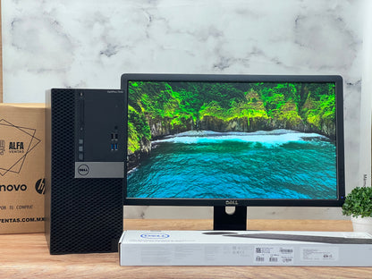 Computadora Completa Dell OptiPlex 7040 Tower Core i5 6ta Gen  16GB RAM  SSD 512GB Monitor 22”