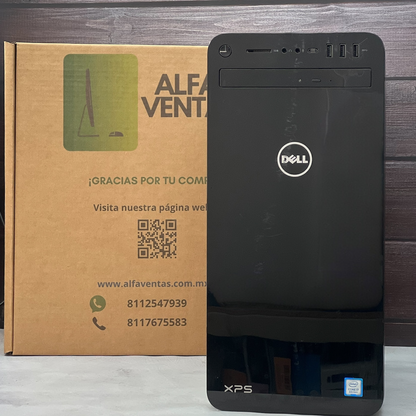 CPU Dell XPS 8930  Core i7 8va Gen SSD 1TB  32GB RAM Tarjeta AMD Radeon R7 2GB GDDR5