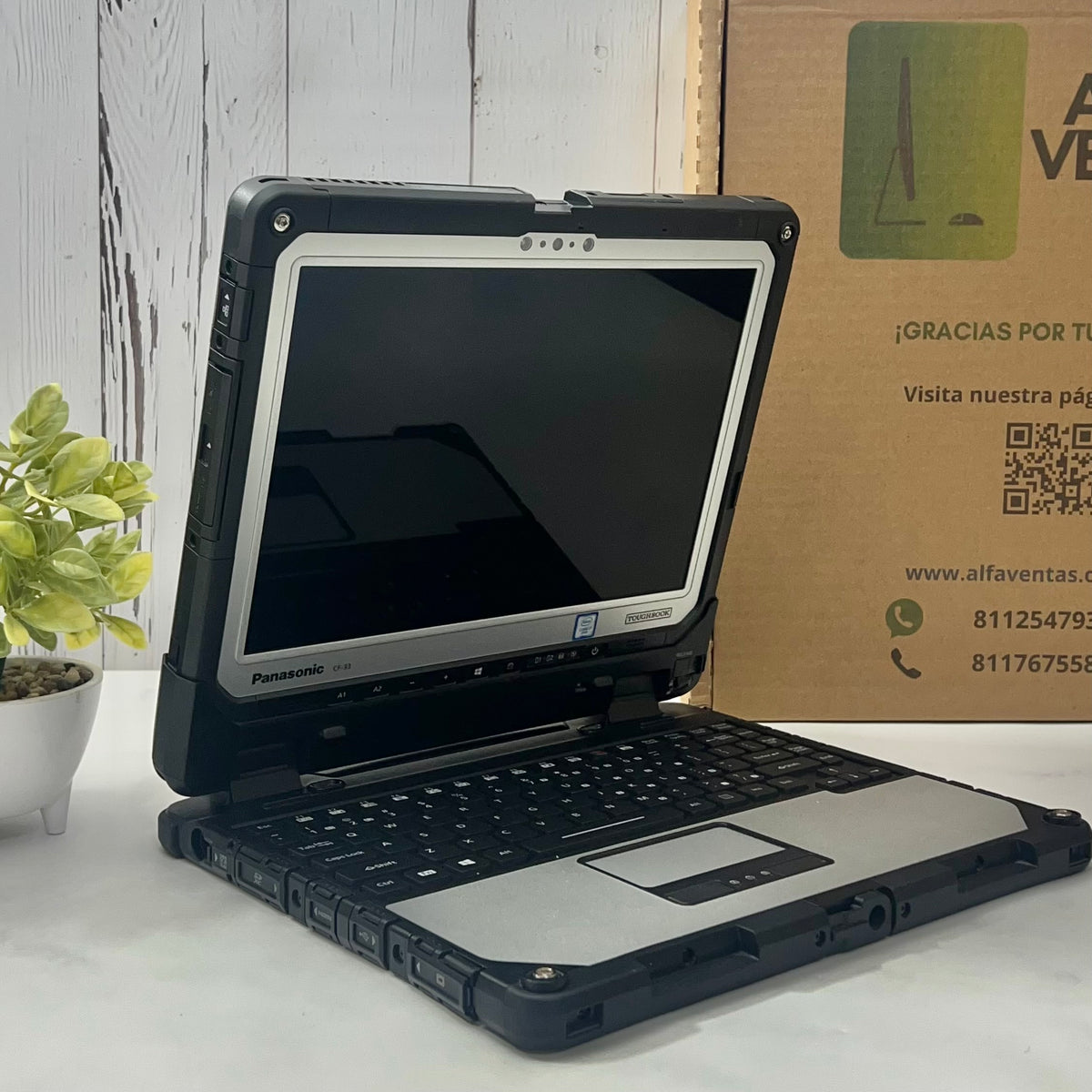 Laptop Panasonic Toughbook CF-33 Core i7 7ma Gen | 16GB RAM | SSD 480GB | 12” táctil | Uso rudo / industrial