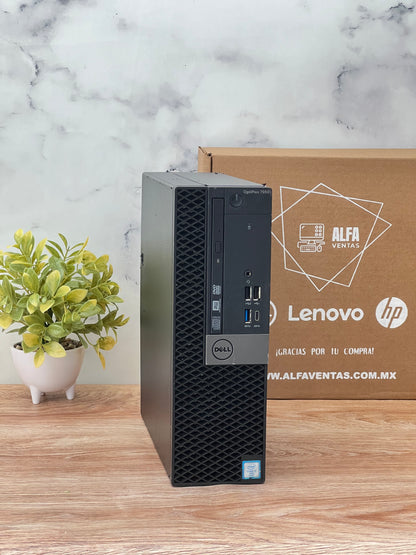CPU DELL Optiplex 7050 SFF Core i7 7ma Gen SSD 256GB RAM 16GB DDR4 W10, Tarjeta de video 2GB