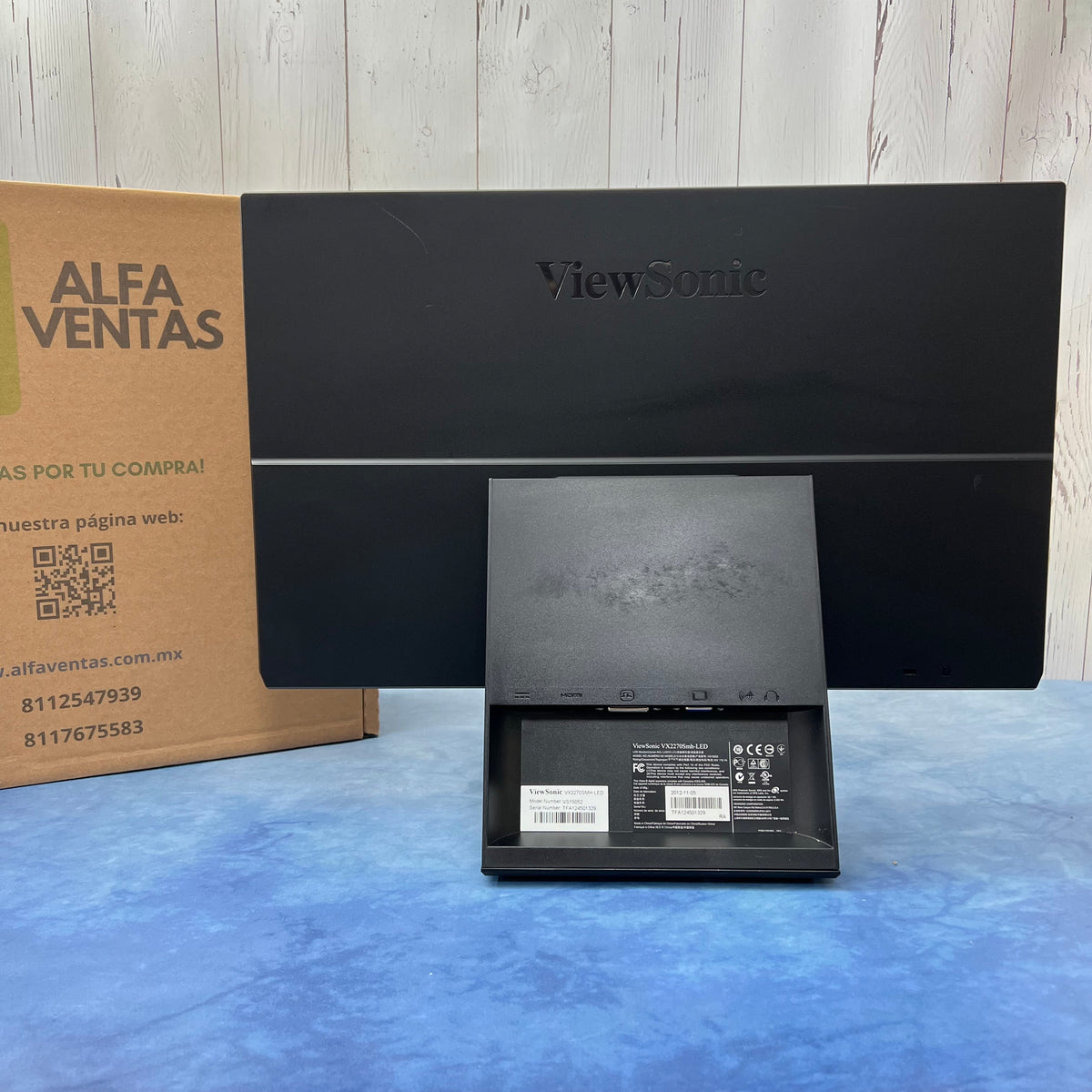 Monitor ViewSonic VX2270Smh-LED – 22” Full HD | IPS | HDMI / DVI / VGA