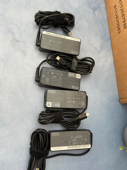 Cargador tipo C Lenovo Original 45W USB-C 20V 2.25A ( de uso)