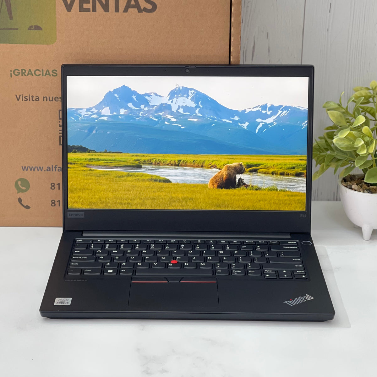 Laptop Lenovo ThinkPad E14 | Core i5 10ma Gen | SSD 240GB | 16GB RAM | Pantalla 14” | Windows 11