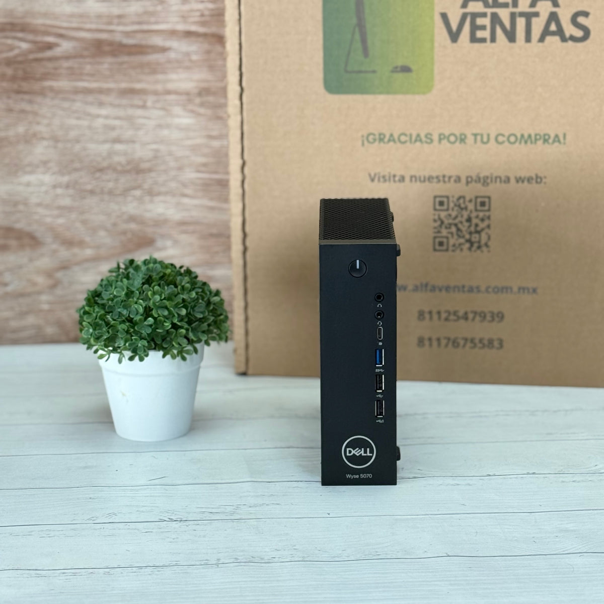 CPU Dell Wyse 5070 Extended Pentium SSD M.2. 256GB RAM 8GB Windows 10 Tarjeta gráfica 1GB