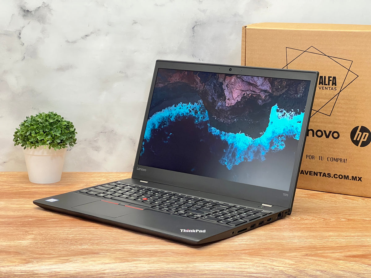 Laptop Lenovo ThinkPad T570 | Core i7 7ma Gen | SSD 256GB | 16GB RAM | Tarjeta NVIDIA GeForce 940MX 2GB | Pantalla 15.6”