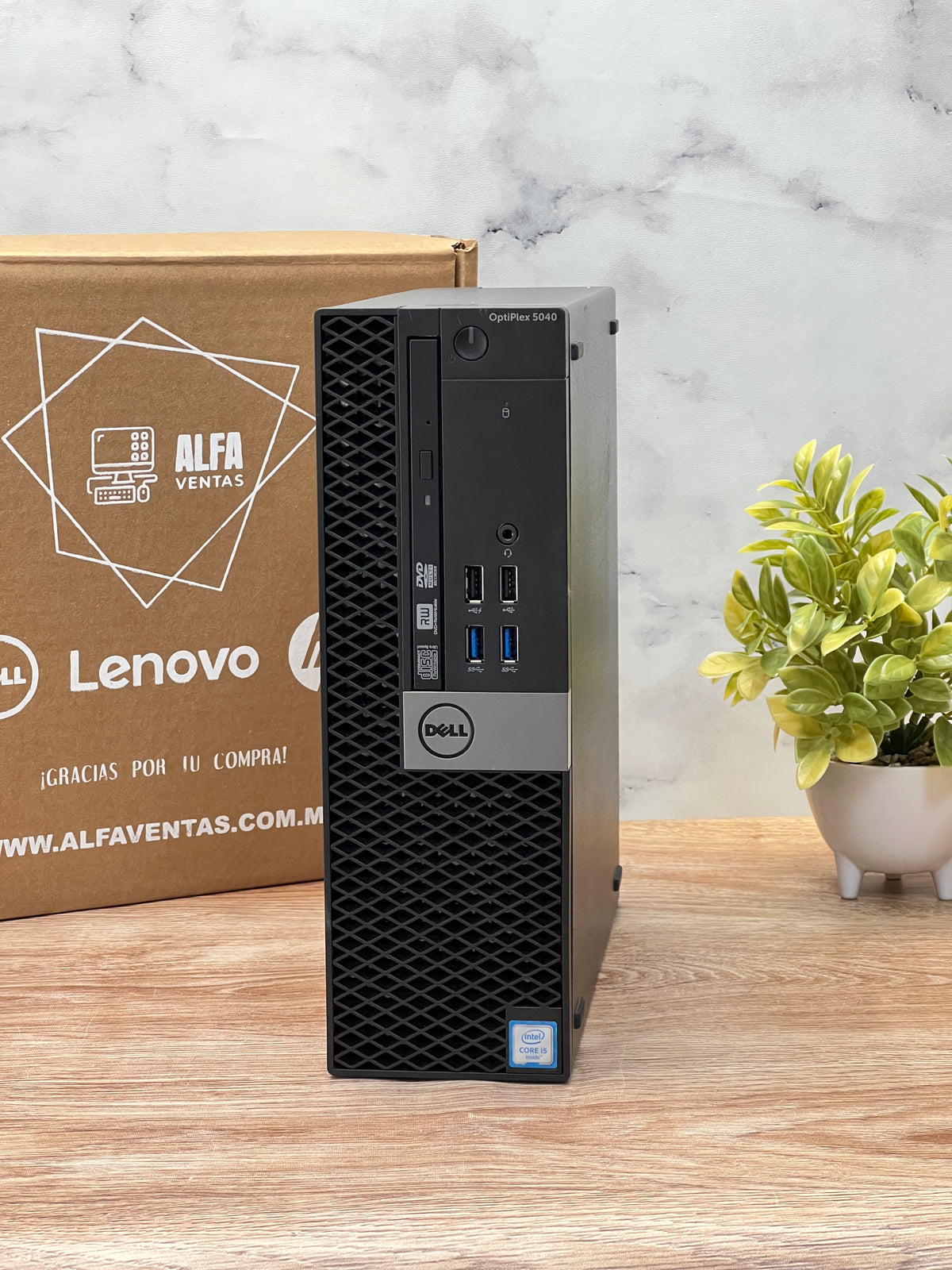 CPU Dell OptiPlex 5040 SFF – Core i5 6ta Gen SSD 500GB RAM 16GB DDR3 Tarjeta AMD Radeon R5 340 2GB