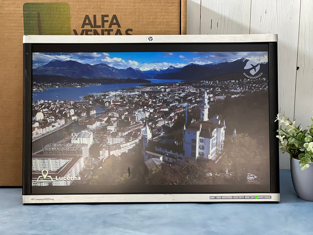 Monitor sin base HP Compaq LA2205wg 22” LED VGA / DVI / DisplayPort Clase B