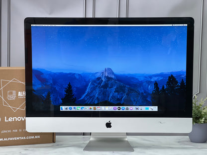 iMac 27" A1312 Mid 2011  Core i5 SSD 512GB  RAM 32GB  CLASE B IDEAL PARA PARTES