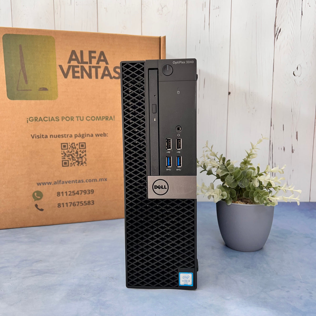 CPU Dell Optiplex 3040/ 3050 SFF Core i5 6ta Gen SSD 256GB RAM 8GB Windows HDMI