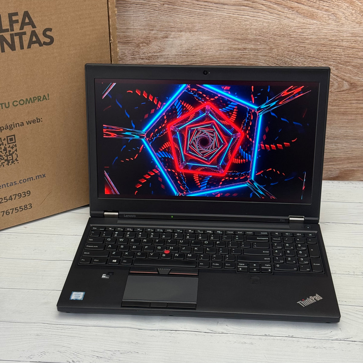 Laptop Lenovo ThinkPad P50 Xeon E3 SSD 256GB 32GB RAM Pantalla tactil  15.6" NVIDIA Quadro M2000M 4GB Clase B