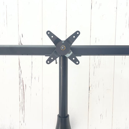 Soporte Triple para Monitores | Base Metálica | Ajuste de Altura e Inclinación | Compatible con VESA