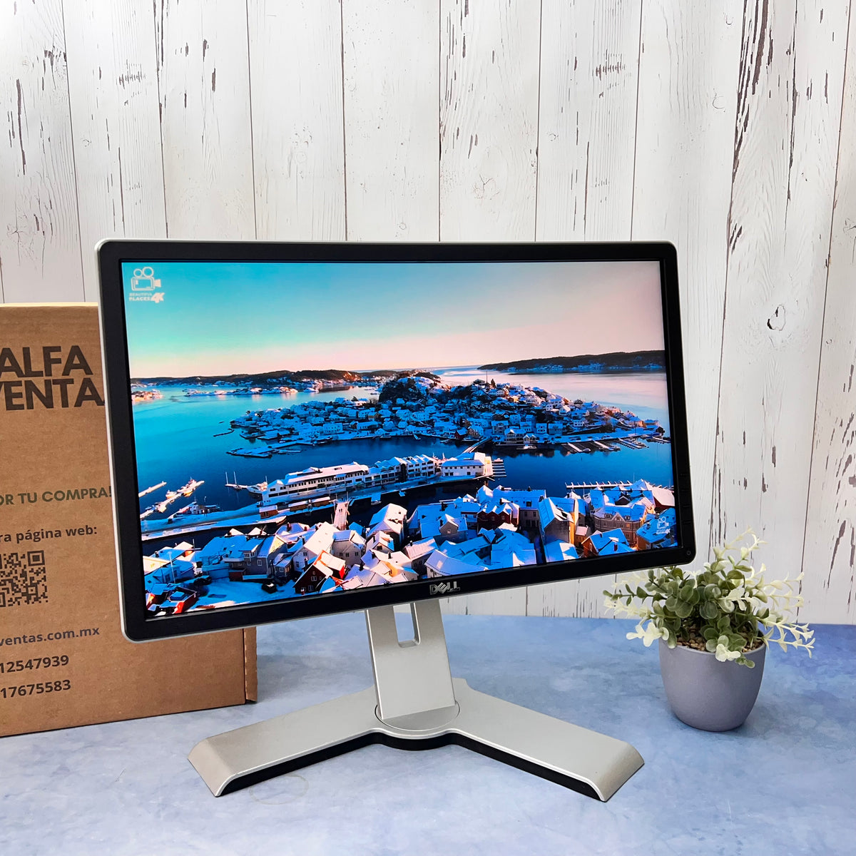 Monitor DELL 22” pulgadas LED FULL HD 1080p DISPLAYPORT VGA DVI