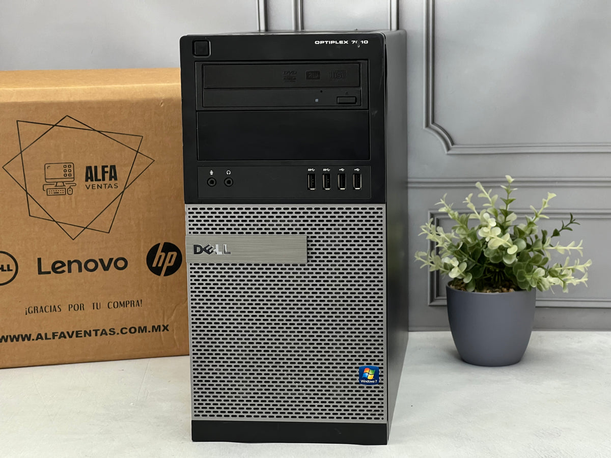 Dell OptiPlex 7010 MT Core i7 3ra Gen | 16GB RAM DDR3 | SSD 480GB | NVIDIA GeForce GT 2GB | Windows 10