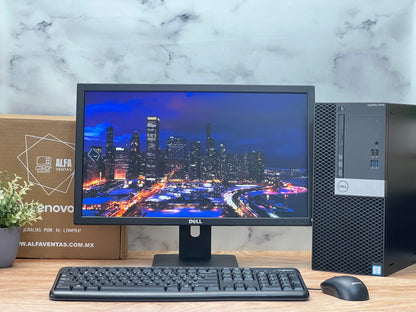 Computadora Completa Dell OptiPlex 5040 MT | Core i7 6ta Gen | 16GB RAM | 1TB SSD| Monitor Dell 22” | Kit Dell