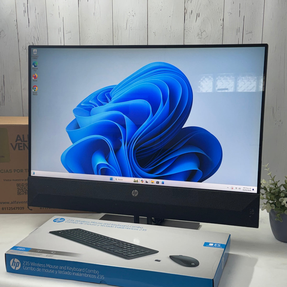 Computadora HP Pavilion AIO 27 Core i5 8va Gen SSD 480GB | 16GB RAM | Pantalla 27” Táctil | Windows 11 | Clase B