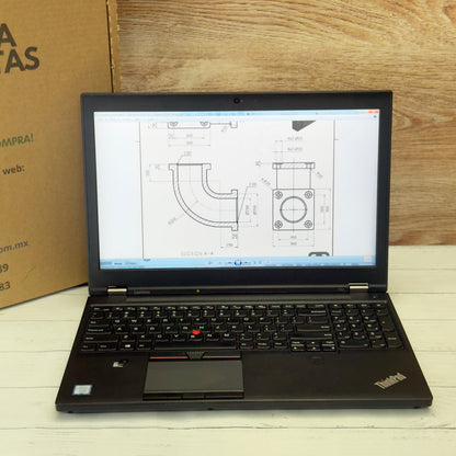 Laptop Lenovo ThinkPad P50 Xeon E3 SSD 256GB 32GB RAM Pantalla tactil  15.6" NVIDIA Quadro M2000M 4GB Clase B