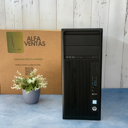 Workstation HP Z240 Tower Core i7 7maGen 32GB RAM SSD 512GB + HDD 1TB  Tarjeta NVIDIA Quadro K420 2GB