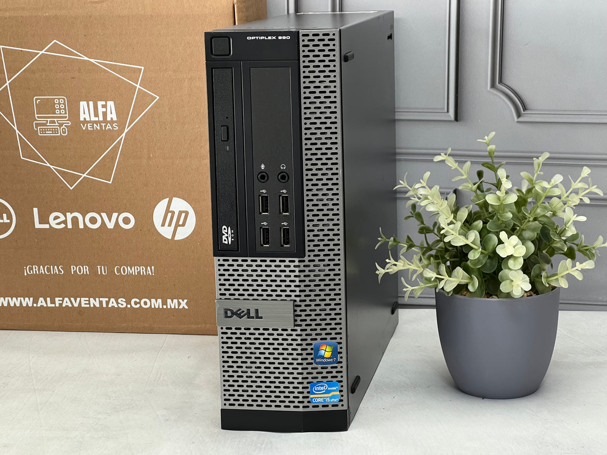 CPU Dell Optiplex 990/390 SFF Core i5 2da Gen SSD 240 gb RAM 16gb Windows 10