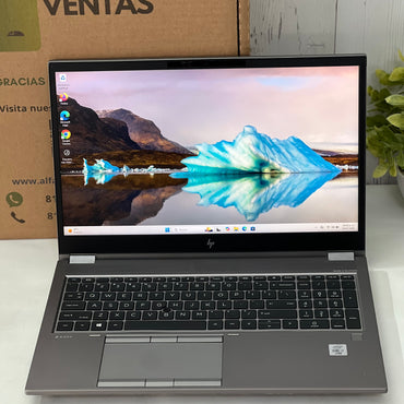 Laptop HP ZBook Fury 15 G7 | Core i7 10ma Gen | SSD 512GB | 32GB RAM | Tarjeta NVIDIA Quadro T1000 4GB | 15.6"