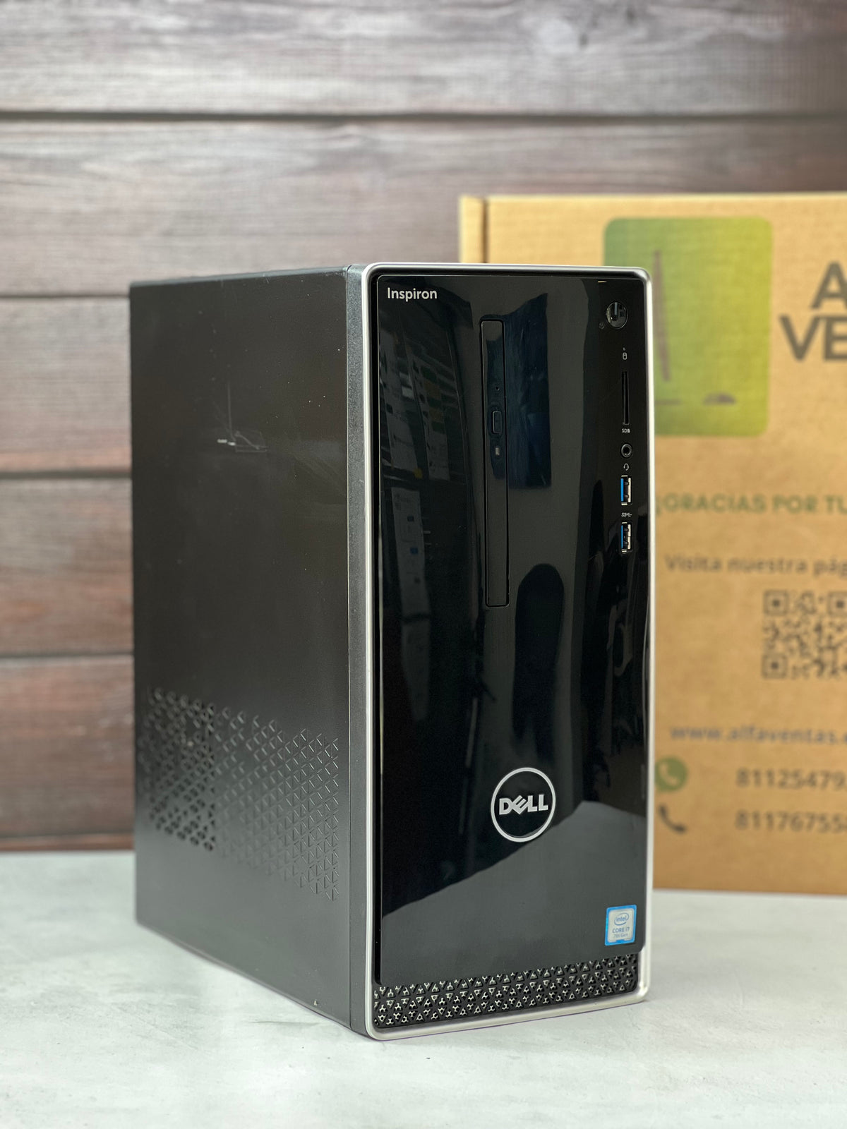 CPU Dell Inspiron 3668  Core i7 7ma gen  16GB RAM | SSD 512GB | TARJETA NVIDIA GT 1030 2GB