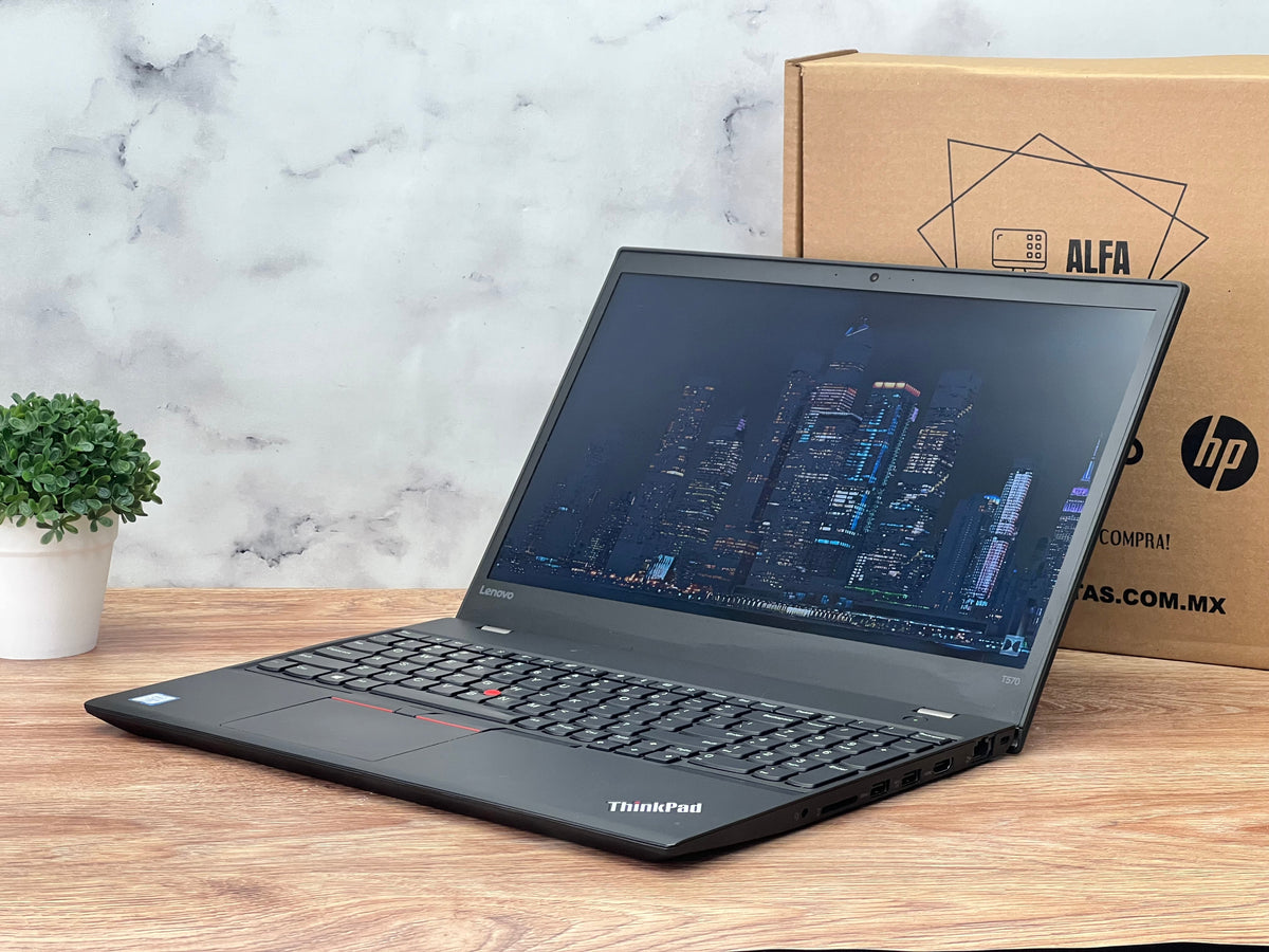 Laptop Lenovo ThinkPad T570 | Core i7 7ma Gen | SSD 256GB | 16GB RAM | Tarjeta NVIDIA GeForce 940MX 2GB | Pantalla 15.6”