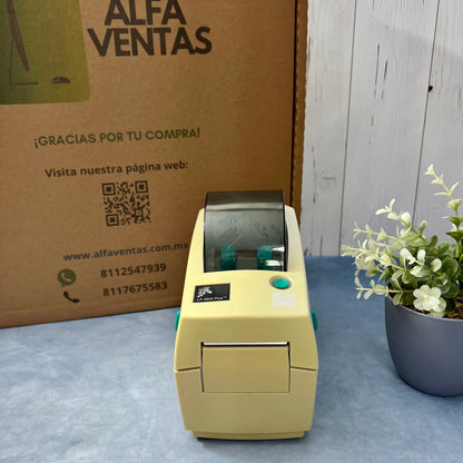Zebra LP2824 Plus  Impresora de etiquetas de código de barras, térmica directa, interfaz USB, 2 pulgadas