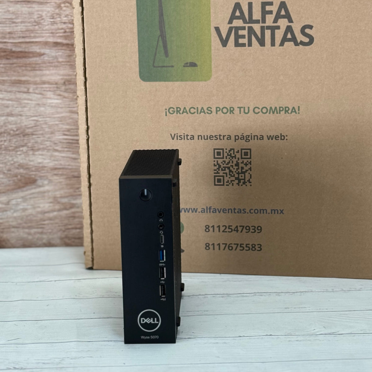 CPU Dell Wyse 5070 Extended Pentium SSD M.2. 256GB RAM 8GB Windows 10 Tarjeta gráfica 1GB