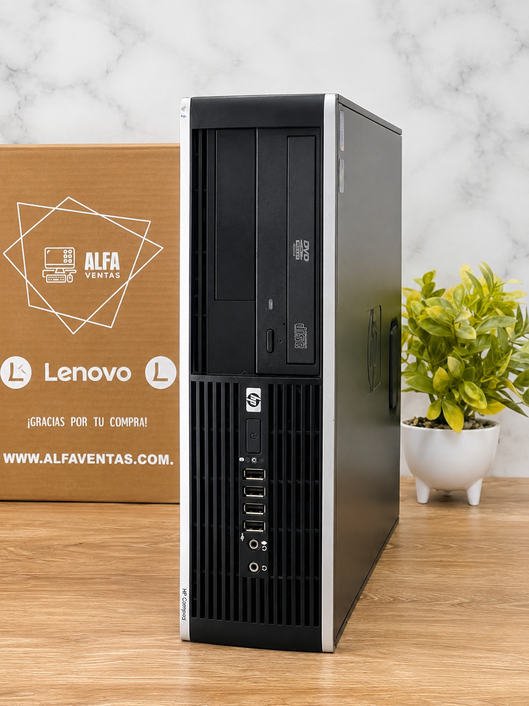 CPU Hp Compaq 6000 SFF Core 2 Duo SSD 240GB RAM 8GB DDR3 Windows 10